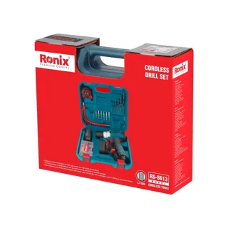 کیت دریل شارژی 12 ولت - 19 پارچه RS-8613 رونیکس
